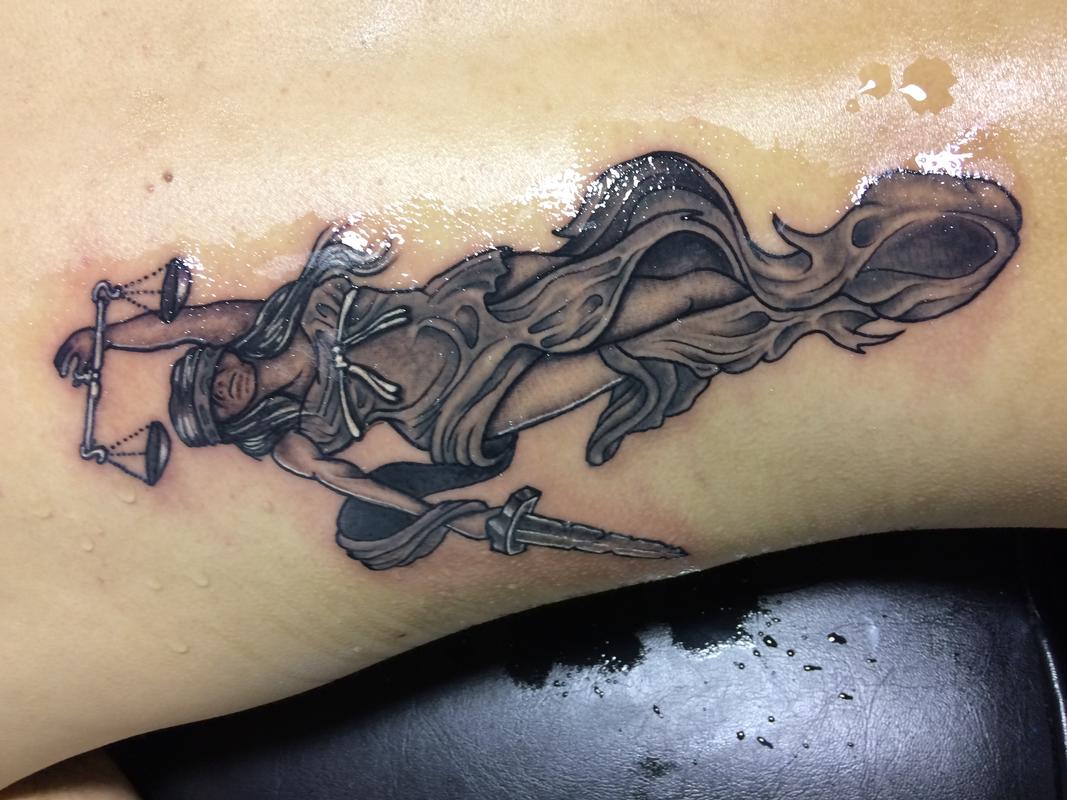 Justice Lady Tattoo