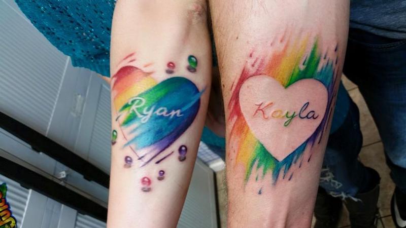 Tattoo feita por @gersontattoo #heart #watercolor #waterco… | Flickr
