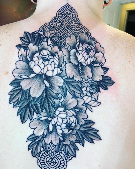 Tattoos - Peony’s and mandala - 142063