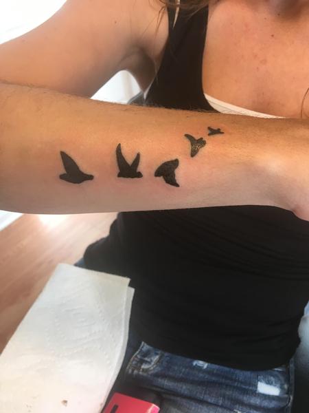 Tattoos - Bird silhouettes - 139814