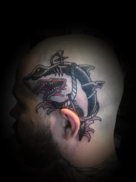 Tattoos - Harpoon Shark  - 141677