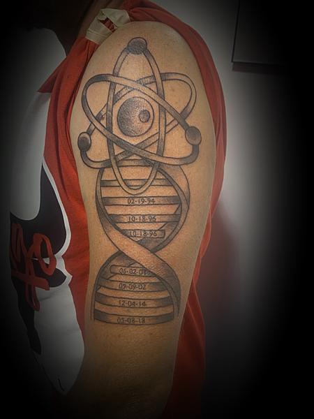 Tattoos - Atom DNAHelix - 139370