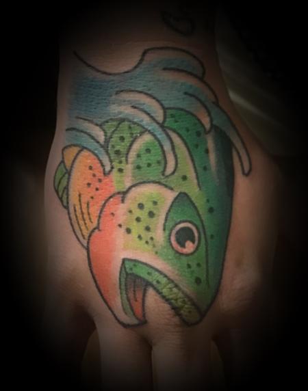 Tattoos - Trout Hand - 141676