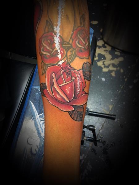 Tattoos - Red Rose - 140595