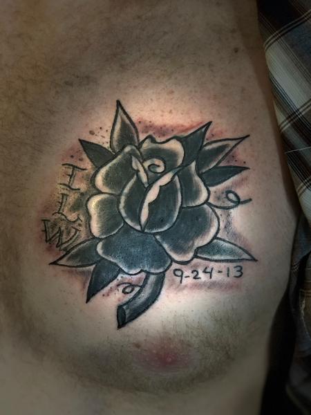 Tattoos - Rose coverup - 132672
