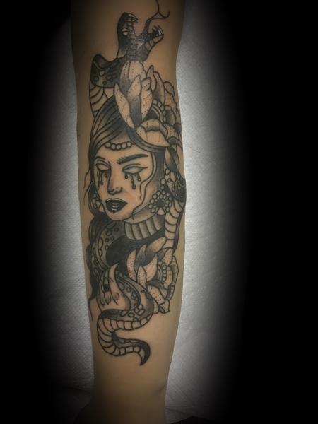 Tattoos - Gypsy Snake Tattoo - 141791