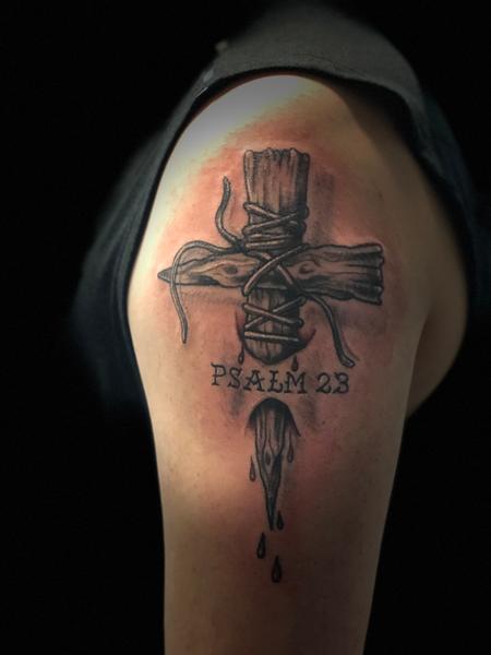 Tattoos - Cross - 141556