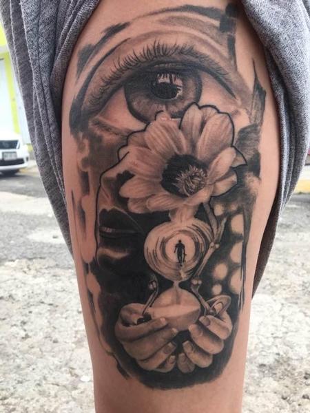 Tattoos - Eye flower - 144835