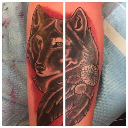 Tattoos - Wolf coverup - 128875