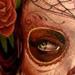 Tattoos - colored realistic portrait of day of the dead tattoo - 64266