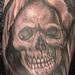 Tattoos - black and gray Grim Reaper tattoo - 64941