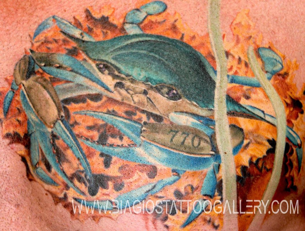 Blue Crab Cancer by BIAGIO: TattooNOW