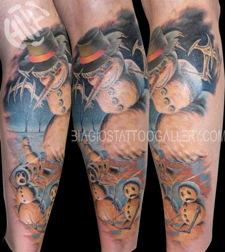 Tattoos - Terrorizing Snowman - 90094