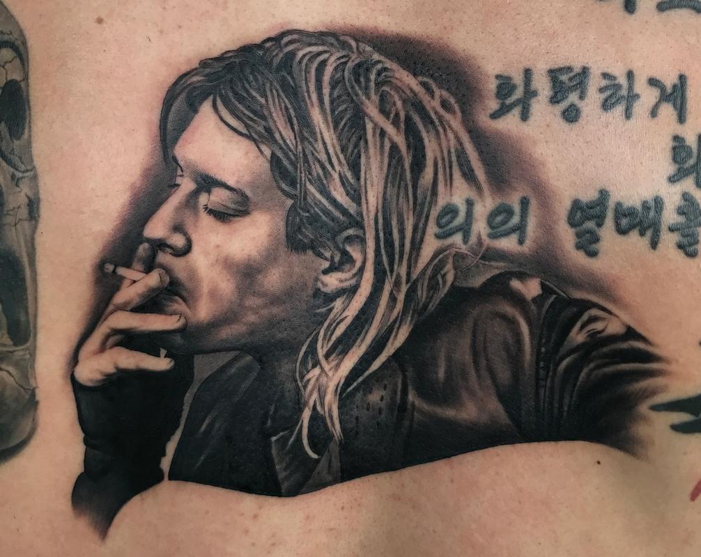 Kurt Cobain  Nirvana Tattoos  Inked Magazine  Tattoo Ideas Artists and  Models