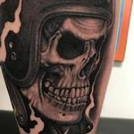 Tattoos - Biker Skull - 128463