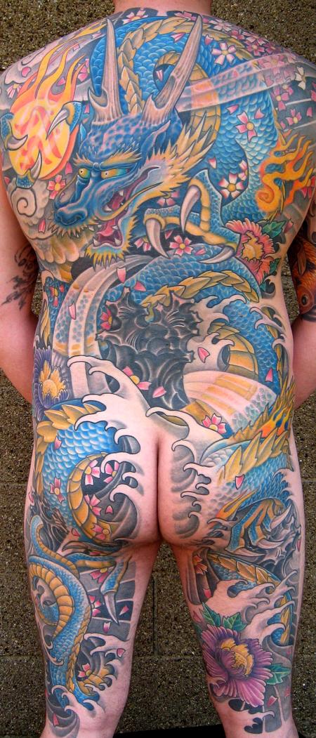 Tattoos - Traditional Japanese Back Piece - 112528