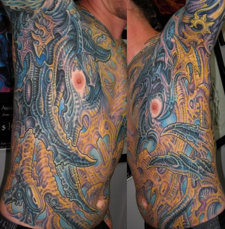 Tattoos - Biomech Ribs - 113927