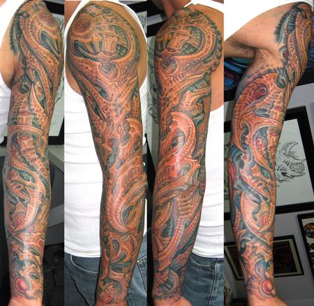Tattoos - Biomech Sleeve - 113931