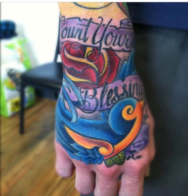 Count Your Blessings" by Bradley Pearce: TattooNOW