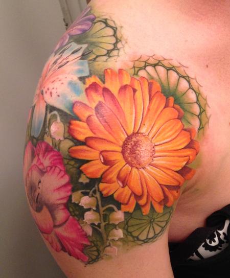 Tattoos - Flowers  - 89486