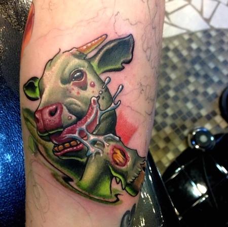 Tattoos - Diseased Mad Cow - 93662