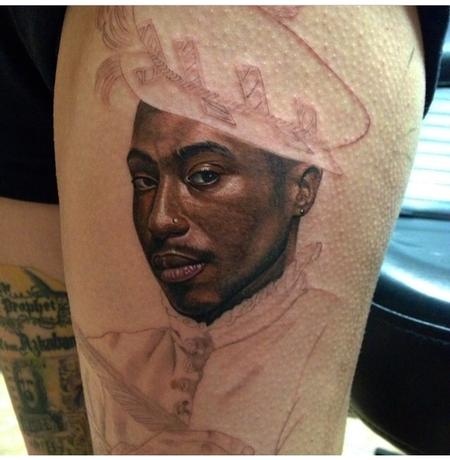 Tattoos - 17th Century Tupac In-Progress - 93664