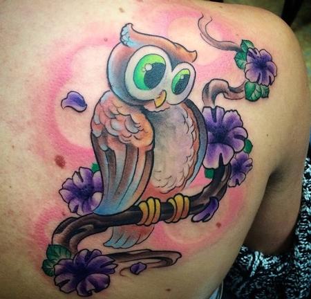 Tattoos - Owl  - 95856