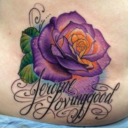 Tattoos - Rose with Name - 99689