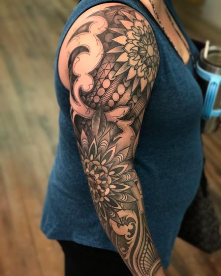 Tattoos - Ornamental Mandala Sleeve (In Progress) - 127668