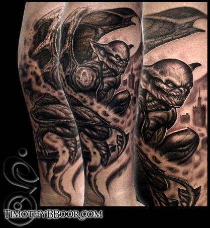Traditional Gargoyle Tattoo