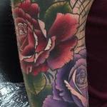 Tattoos - Floral Half Sleeve - 113851