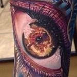 Tattoos - Eye with DNA  - 116620