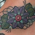 Tattoos - Flower on Foot  - 119242