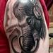 Tattoos - Wooly Mammoth wearing headphones - 74268