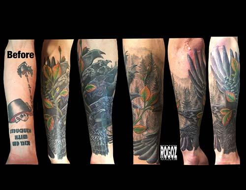 murder of crows tattoo  Tattoo Shop in North Salt Lake