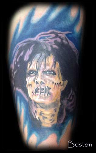 Tattoos - Billy Butcherson color portrait - 70101