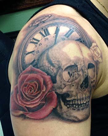 64 Timeless Clock and Rose Tattoo Ideas To Try Out Today