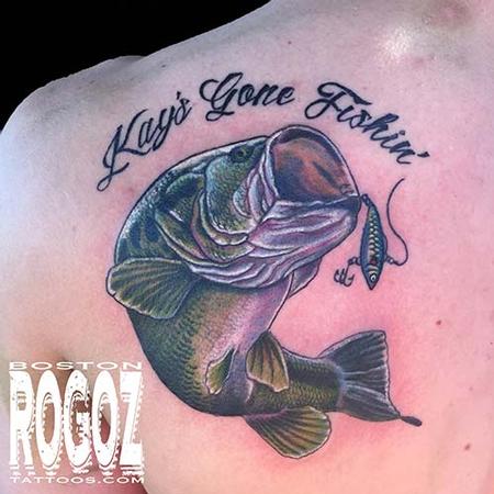 Norfolk Fishing Network 2004  2023  Large Mouth Bass Tattoos  Tattoo 18