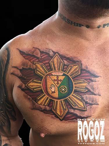 Tattoos - family crest tattoo - 119627