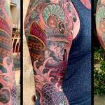 Tattoos - Samurai and snake sleeve - 143390