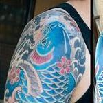 Tattoos - Double koi sleeve - 145595