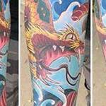 Tattoos - snake and water - 139453