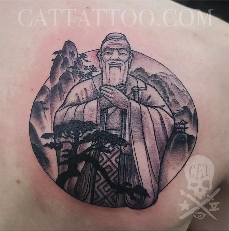 Confucius tattoos designs
