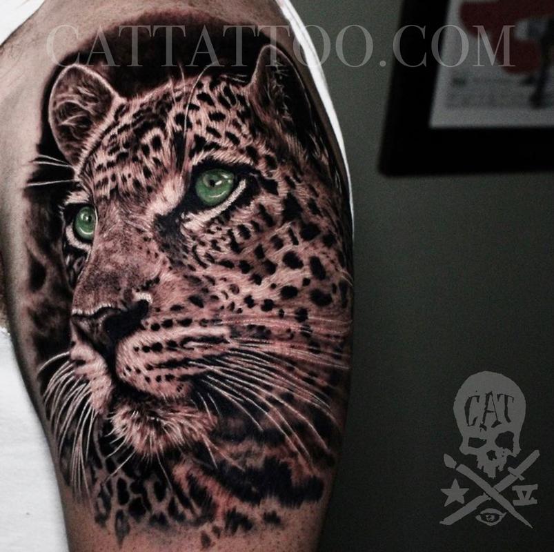 Tattoo micro realistic  geometric artist MARKED by Elysse  INK DISTRICT  Amsterdam  Leopard tattoos Animal print tattoo Tattoos