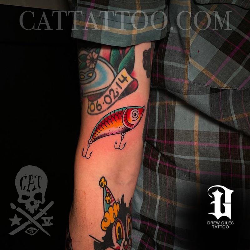 Fishing Lure by Drew Giles: TattooNOW