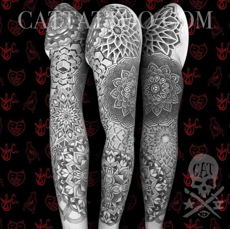 Mandala Sleeve by Joby Cummings: TattooNOW Mandala Sleeve by Joby Cummings: TattooNOW