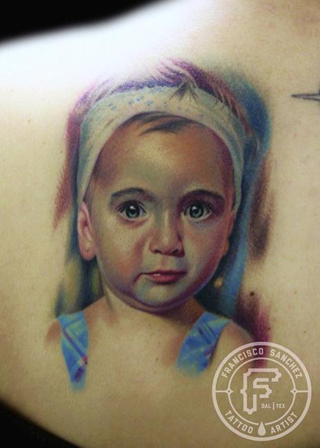 Baby Portrait By Francisco Sanchez Tattoonow