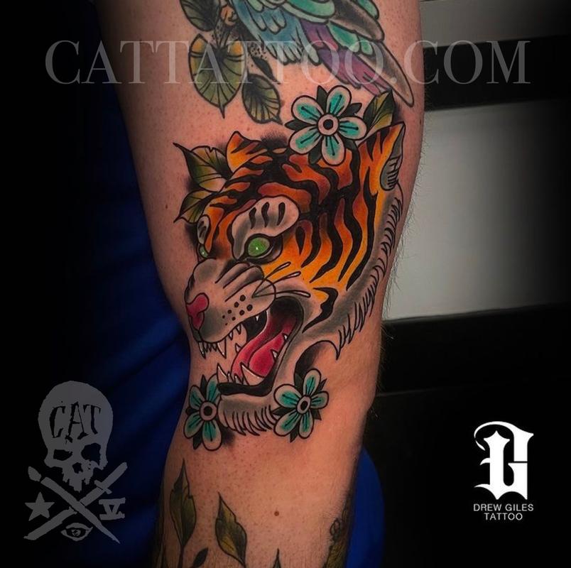 Tiger By Drew Giles TattooNOW