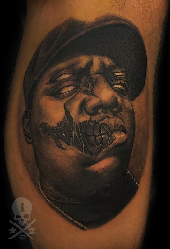 Willy G Tattoo on Twitter I love it when you call me Big Poppa The Notorious  BIG done late last night httpstcoWXfgXwzVKf  Twitter
