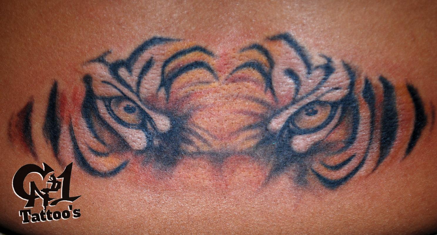 tribal tiger eyes